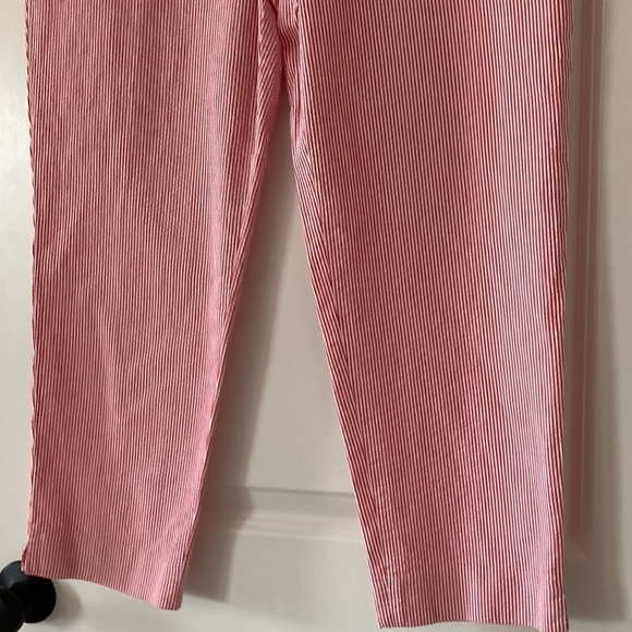 Talbots 10 crop pants red white - Picture 4 of 11